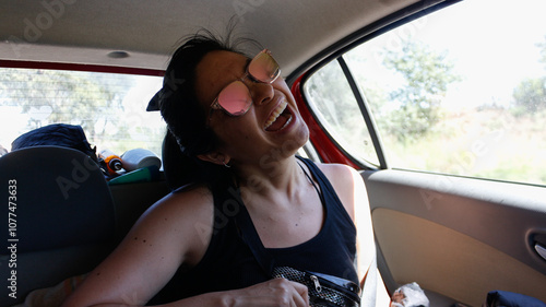 Happiness on a road trip