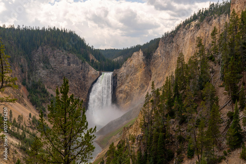 Upper Falls Grand Canyon of the Yellowstone National Park photo