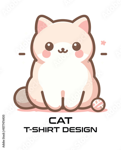 Cat Vector T Shirt Design