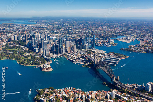 Aerial view of Sydney