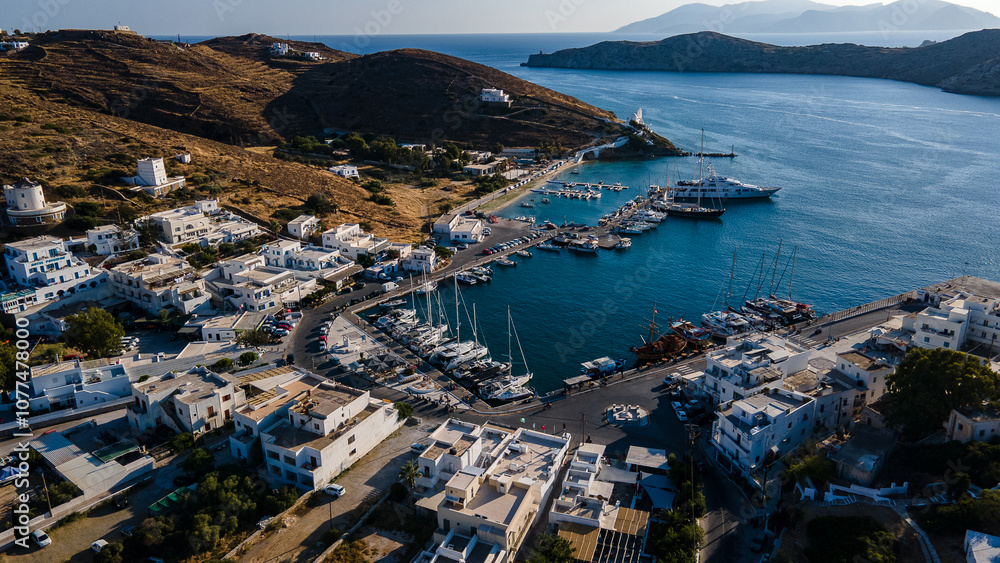 Aerial Perspective of Ios Harbor Aerial Perspective of Ios Harbor