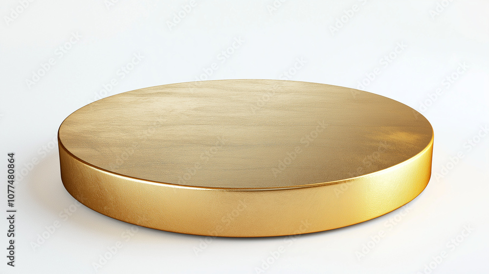 gold modern blank base to display products on white wall gold modern blank base to display products on white wall