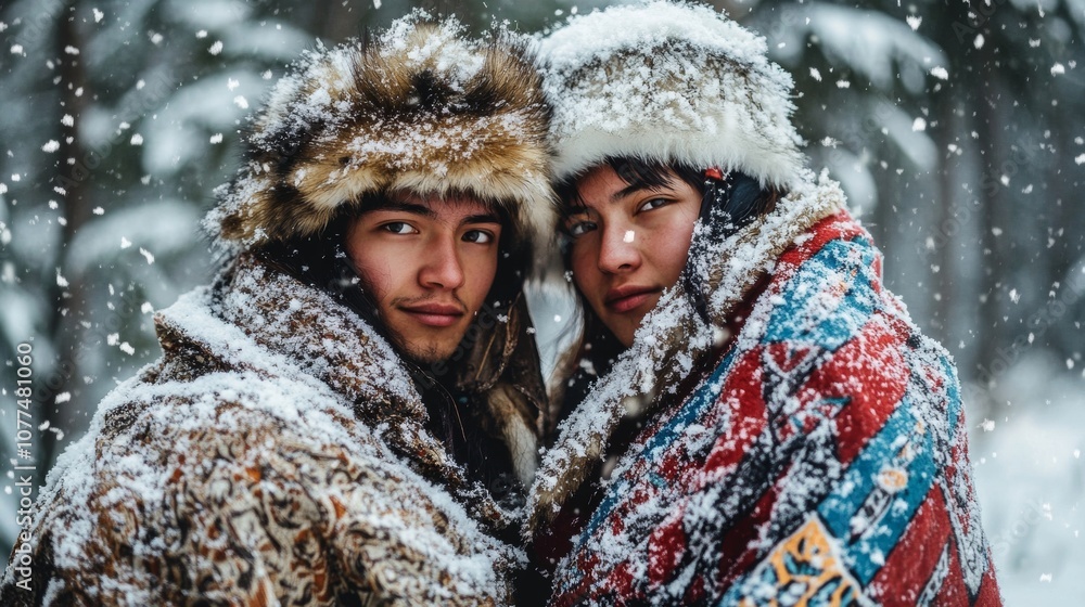 native siberian couple native siberian couple