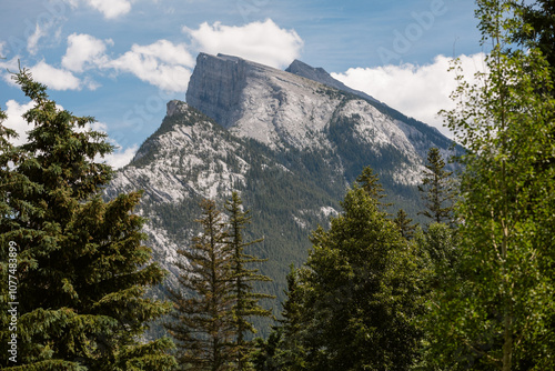 Rundle Mountain Peak photo