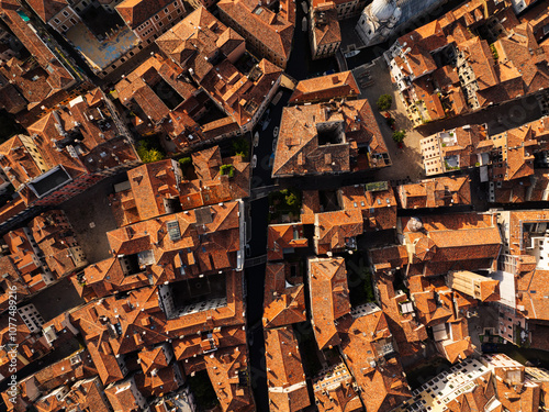 Venetian old town from above photo