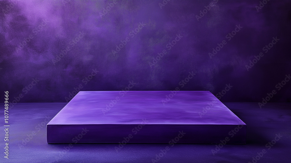 violet blank base to display products on violet wall violet blank base to display products on violet wall