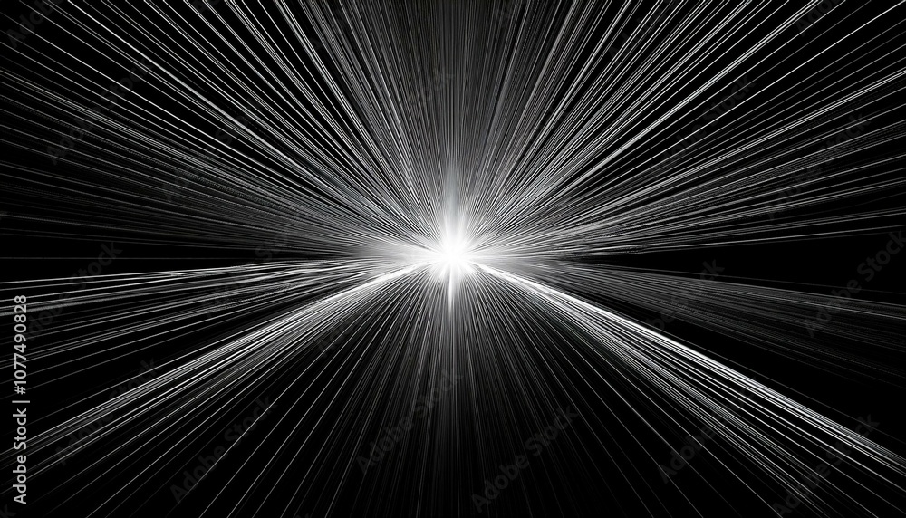 abstract light rays in a black background with a diagonal white light ray abstract light rays in a black background with a diagonal white light ray