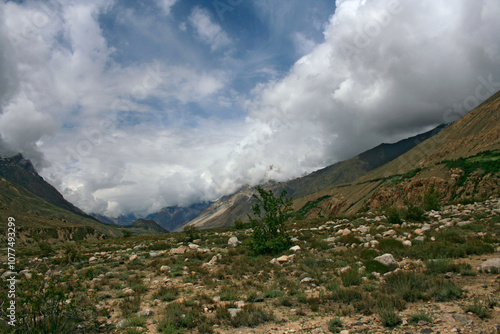 Broghil valley after some rain and in sunny weather