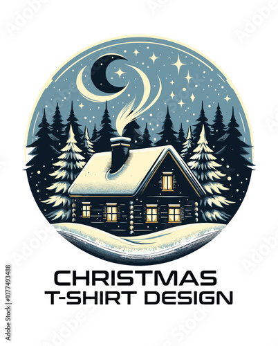 Christmas Vector T-Shirt Design