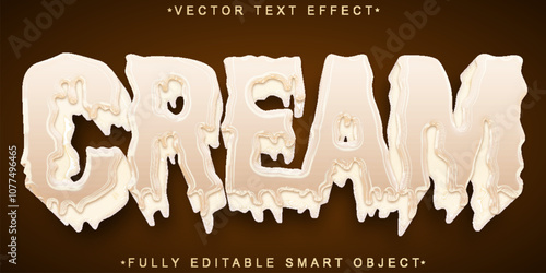 Skin Care Cream Vector Fully Editable Smart Object Text Effect