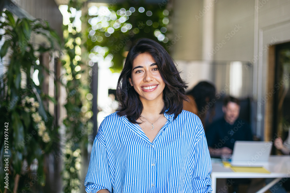 Portrait of a Mexican businesswoman in the office Portrait of a Mexican businesswoman in the office