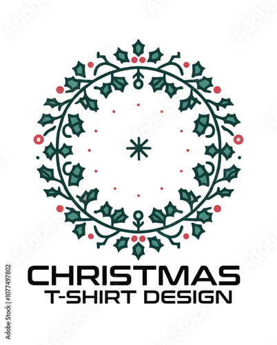 Christmas Vector T-Shirt Design