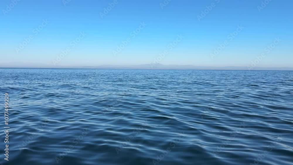 Beautiful Pacific Ocean off California 