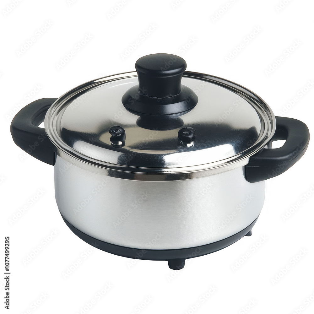 Stainless Steel Cooking Pot with Glass Lid and Handles Stainless Steel Cooking Pot with Glass Lid and Handles