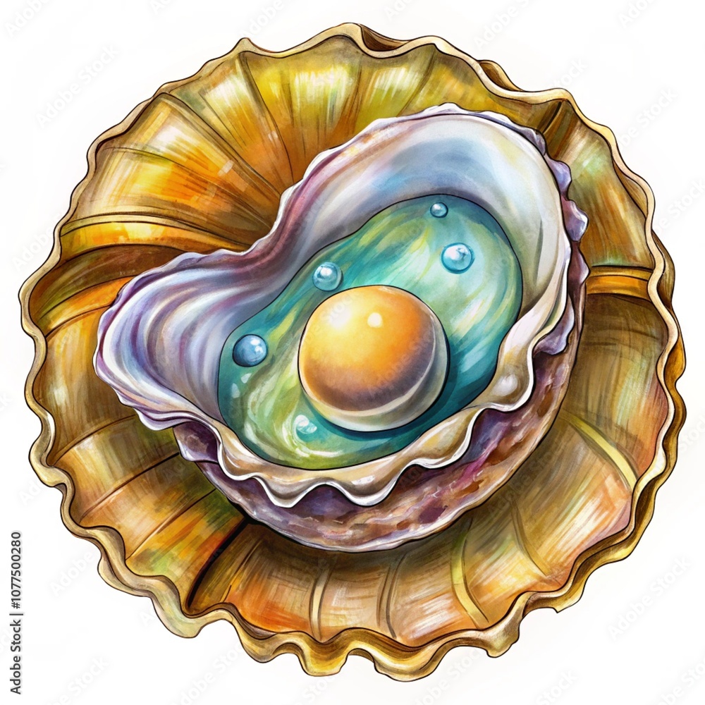 Oyster with Pearl