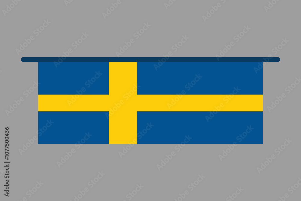 Sweden flag, The flag of Sweden, Flag of Sweden national country symbol illustration Vector, Rectangle Sweden flag illustration, Flat vector illustration
Sweden flag, The flag of Sweden, Flag of Sweden national country symbol illustration Vector, Rectangle Sweden flag illustration, Flat vector illustration