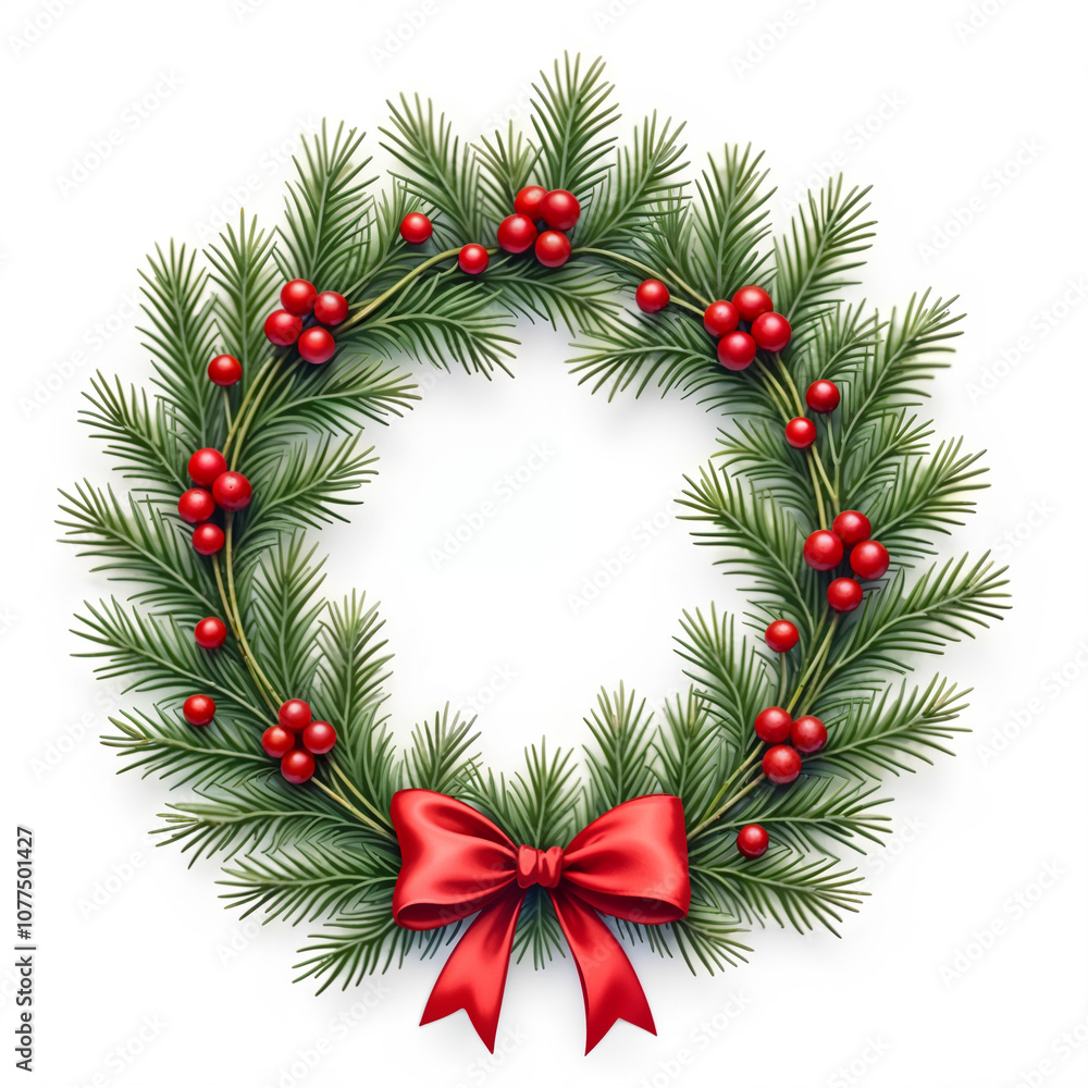 Christmas wreath with space for text
Christmas wreath with space for text