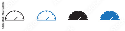 Dashboard icon Vector set outline