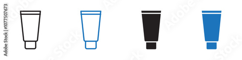 Facewash icon Vector set outline