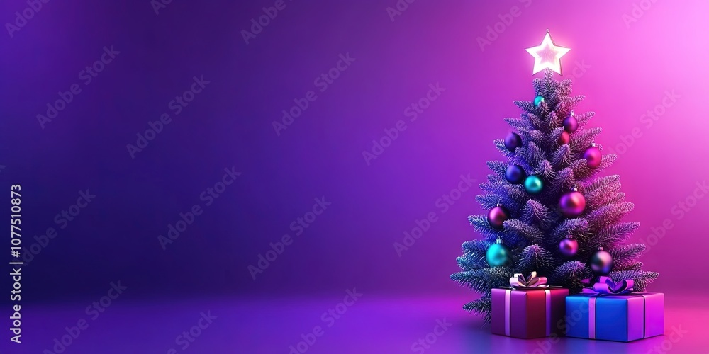 Christmas Tree with Decorations And Gift Christmas Tree with Decorations And Gift