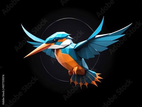 Geometric Kingfisher photo