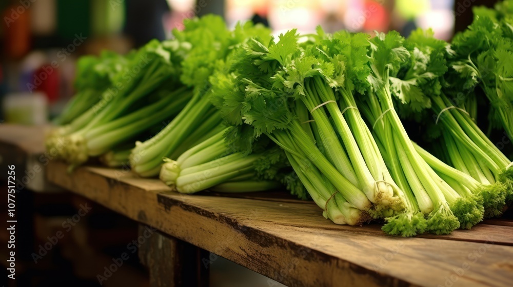 Fresh Celery Stalks at the Market Fresh Celery Stalks at the Market