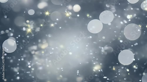 sparkling white silver glitter texture gray lights stars perfect creating festive magical atmosphere holiday New Year’s designs abstract background bling blue blurred bokeh bright card christmas