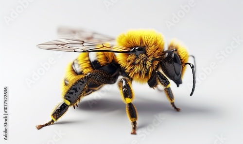 Background Featuring Bees with Flowers Producing Honey Nectar for Wallpaper ai generated