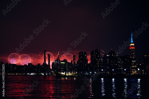 New York City's celebratory fireworks display