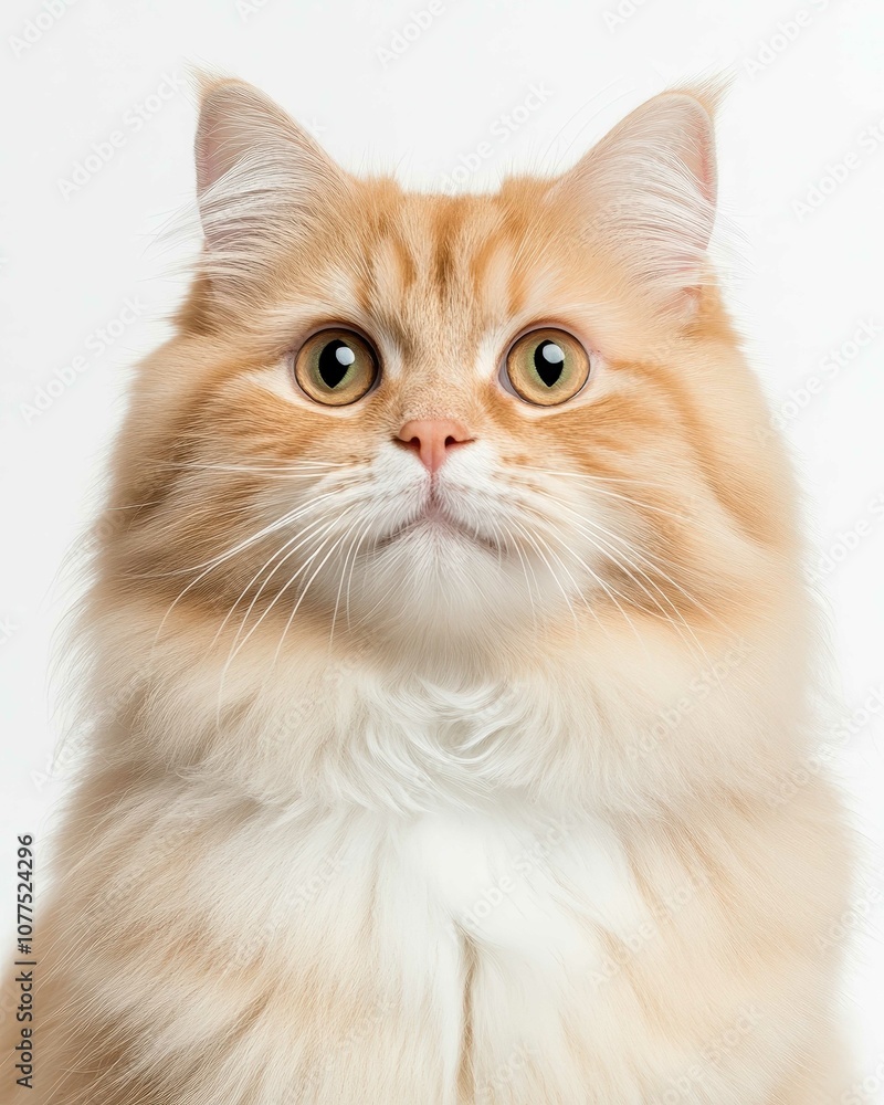 High-Resolution Realistic Portrait of a Persian Cat with Detailed Fur and Expressive Eyes
High-Resolution Realistic Portrait of a Persian Cat with Detailed Fur and Expressive Eyes