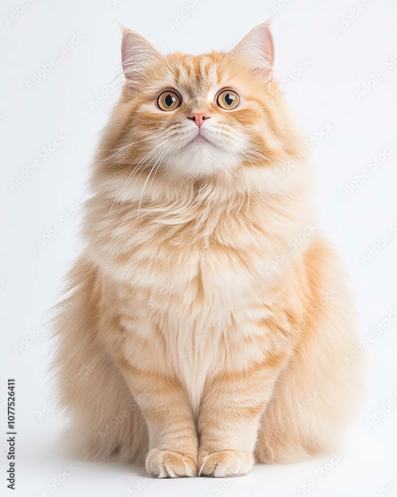 High-Resolution Realistic Portrait of a Persian Cat with Detailed Fur and Expressive Eyes
High-Resolution Realistic Portrait of a Persian Cat with Detailed Fur and Expressive Eyes