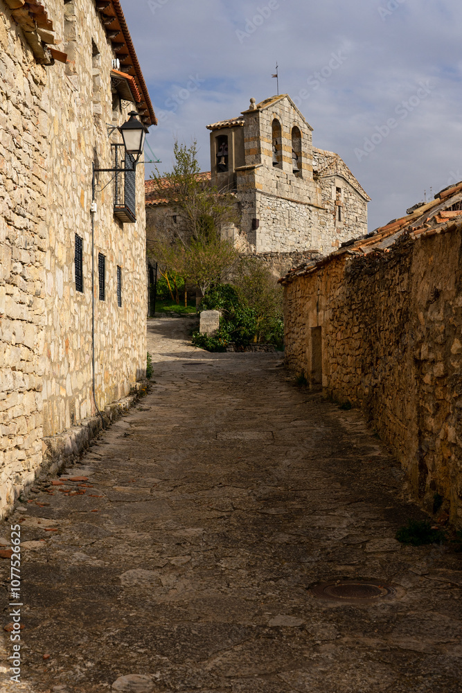 Obraz premium View of the medieval village of Rello, Soria, Castilla y León, Spain.