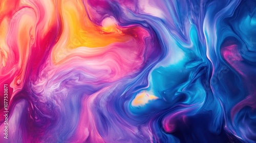 Abstract Colorful Swirls