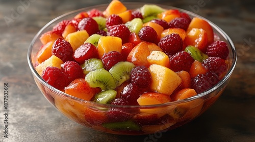 a bowl of fruit salad