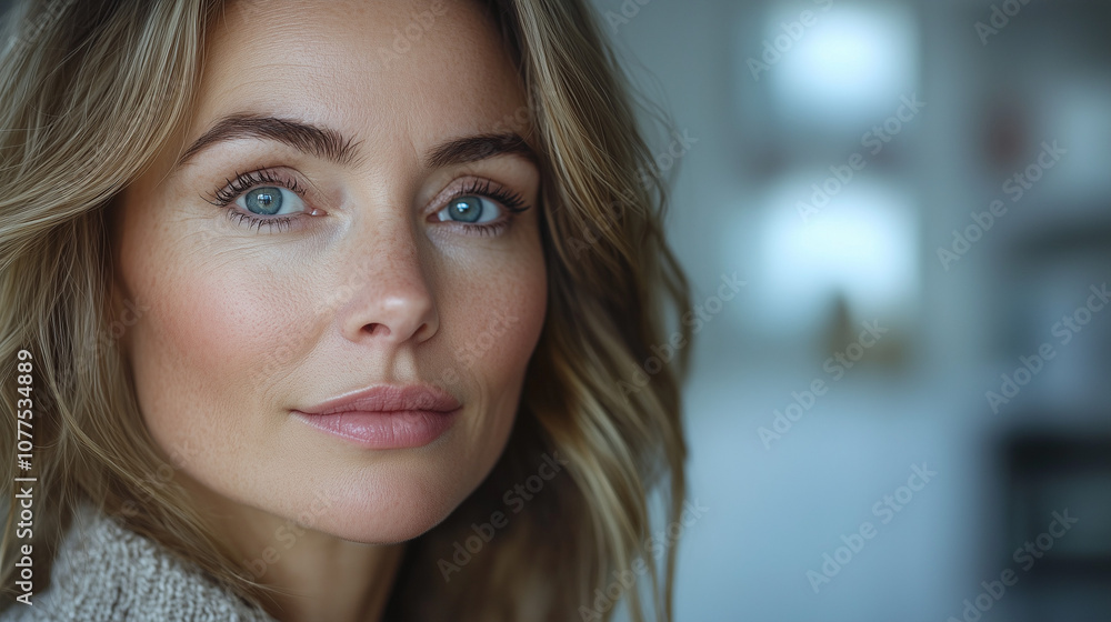 Obraz premium frau, schönheit, gesicht, haar, lächelnd, lächeln, leute, auge, person, leitbild, anschauen, frau, brünett, 1, close up, gestalten, heranwachsender, close up, fröhlichkeit, business, kopf, haut, busin