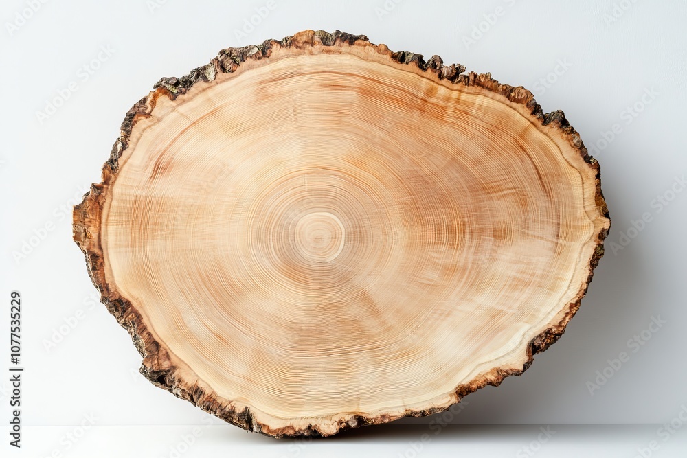 Close-up of a tree cross-section showing growth rings, symbolizing nature and time passage. Close-up of a tree cross-section showing growth rings, symbolizing nature and time passage.