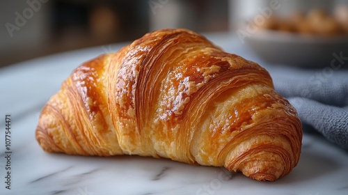 a croissant on a white background