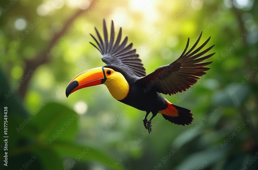 Fototapeta premium toucan in the jungle