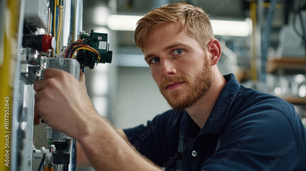 Skilled Technician Working with Boiler Systems in a Commercial Setting, Focusing on Maintenance and Repair Tasks for Optimal Performance and Safety Skilled Technician Working with Boiler Systems in a Commercial Setting, Focusing on Maintenance and Repair Tasks for Optimal Performance and Safety