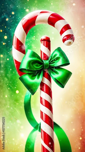 Vertical Christmas Background looping time-lapse virtual 4k video animation background photo