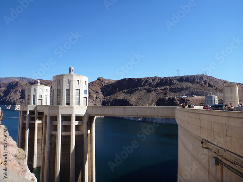 Hoover Dam in Nevada and Arizona, USA