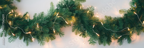 A Christmas wreath with lights on it. The wreath is green and has a lot of lights on it