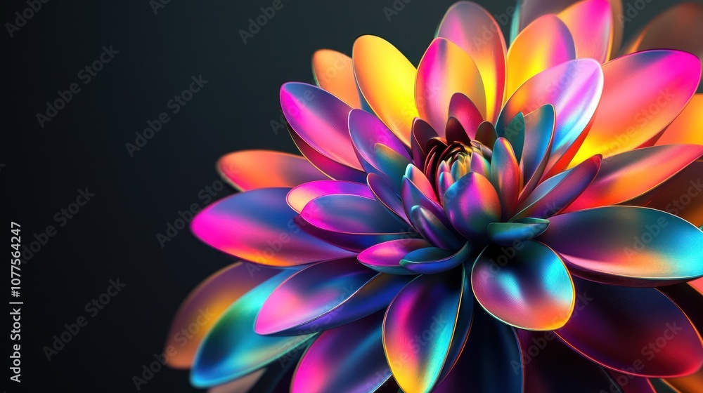 Iridescent Flower Blossom Iridescent Flower Blossom