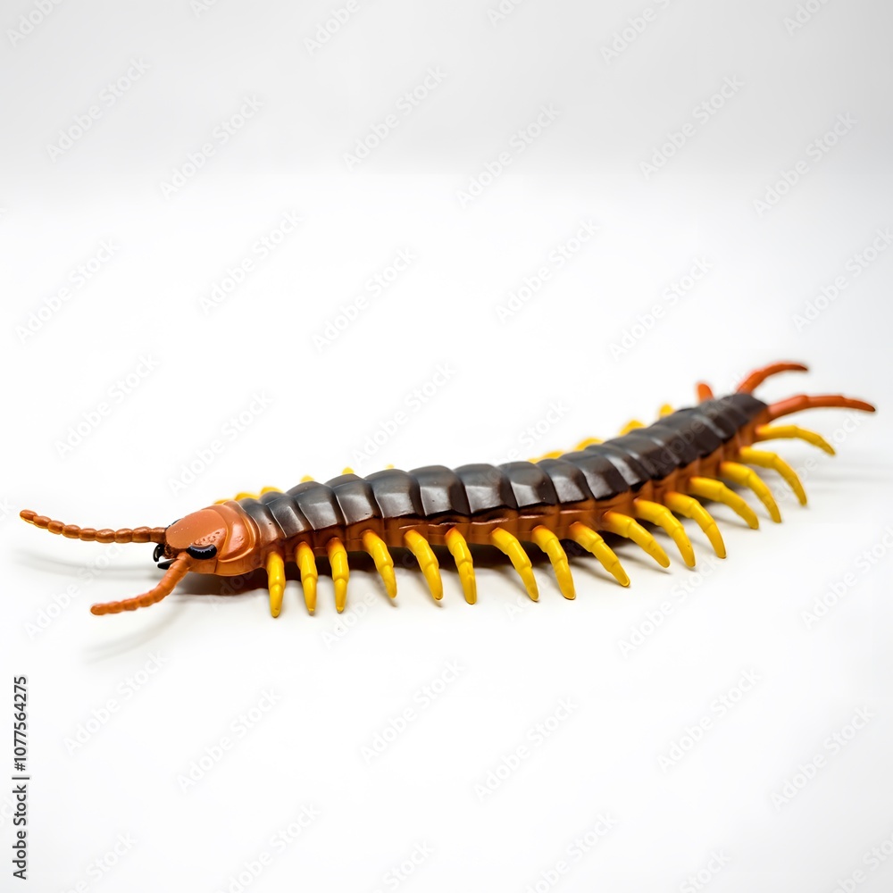 Obraz premium caterpillar in a white background