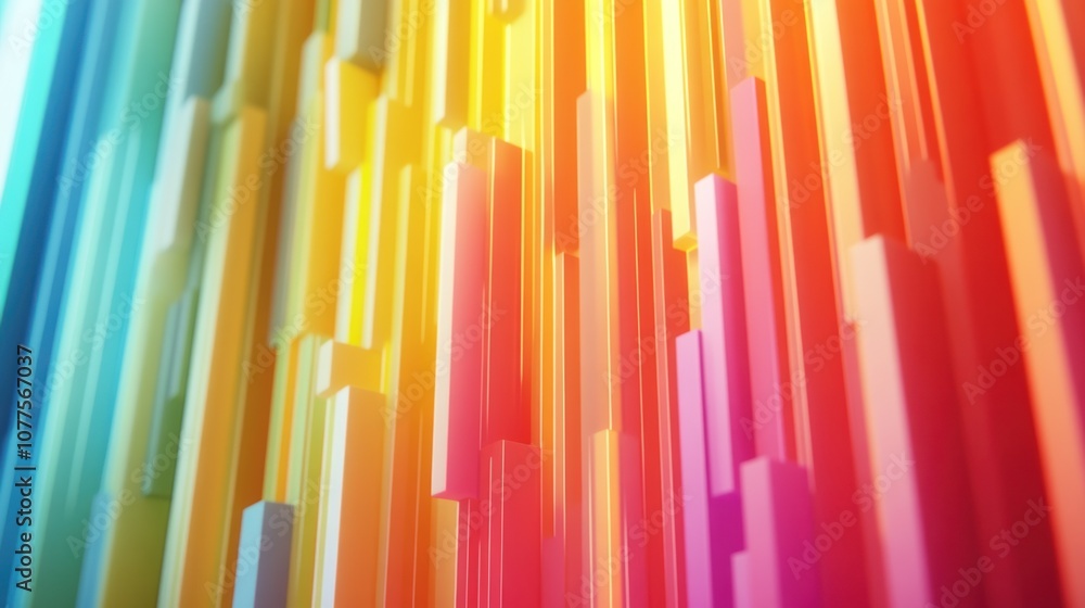Abstract Colorful Stripes Abstract Colorful Stripes