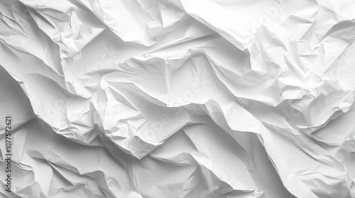 Wallpaper Mural Abstract Texture of Crumpled White Paper Torontodigital.ca