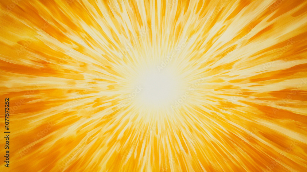 Abstract Sunburst Background Golden Yellow Rays and White Light Abstract Sunburst Background Golden Yellow Rays and White Light