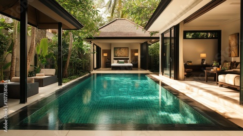 Wallpaper Mural Luxury Villa with Private Pool Torontodigital.ca