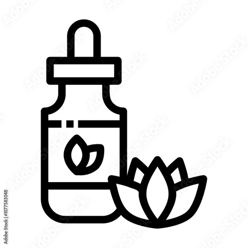 essential oil Line Icon