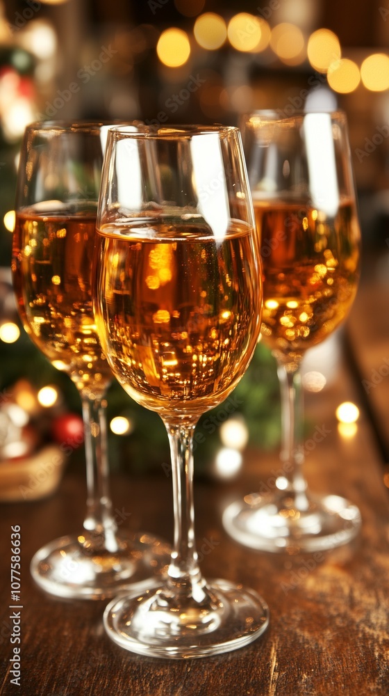 glasses of champagne glasses of champagne